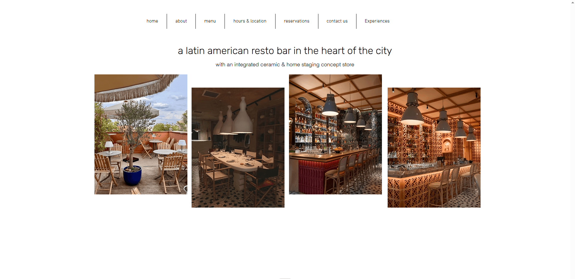 Before example for the website demo presentation page