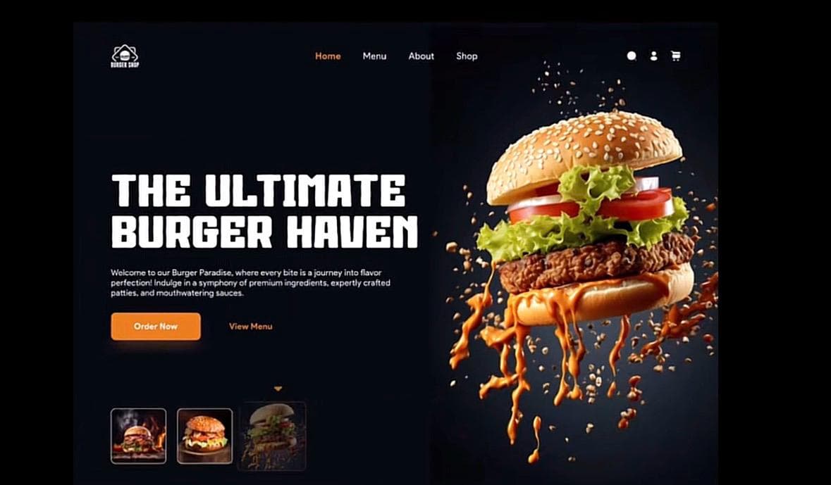 Premium hero carousel website preview 4